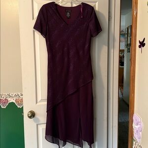 Elegant Purple Women's Dress